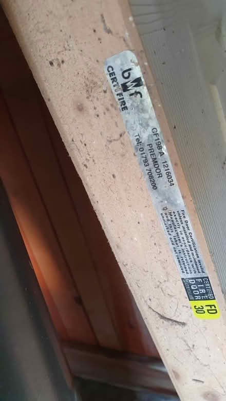 Photo of free Internal Fire Door (Kenilworth CV8) #2