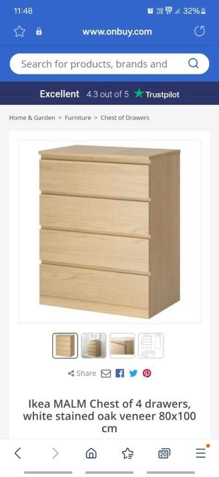 Photo of free Malm chest of drawers (Manchester M8) #1