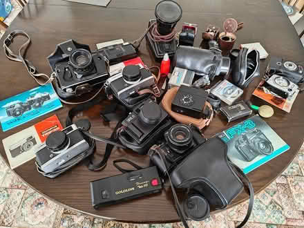 Photo of free Assorted cameras & accessories (Monkseaton NE25) #1