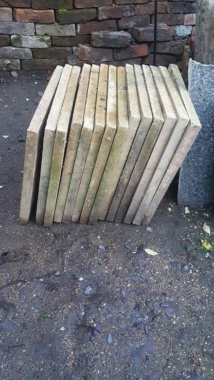 Photo of free 14 Concrete Paving slabs (Hornsey N8) #1