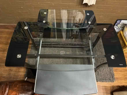 Photo of free Glass computer desk (Crowthorne, RG45) #3