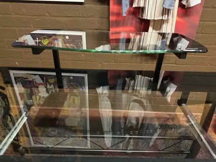 Photo of free Glass computer desk (Crowthorne, RG45) #4