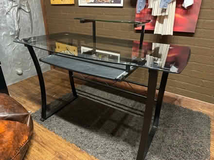 Photo of free Glass computer desk (Crowthorne, RG45) #1