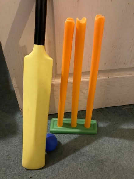 Photo of free Plastic Cricket toy set (Billesley B28) #1