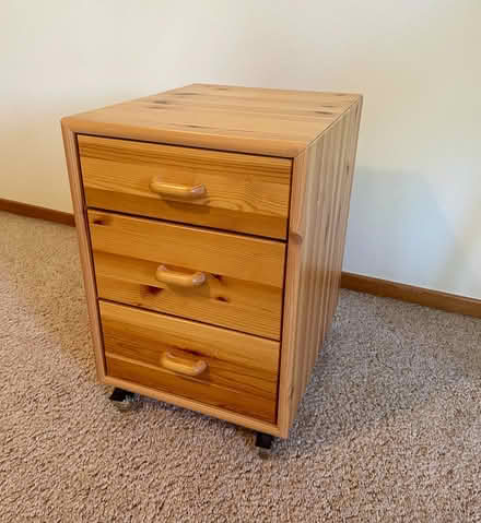 Photo of free Small 3 Drawer Chest (north Boulder) #1