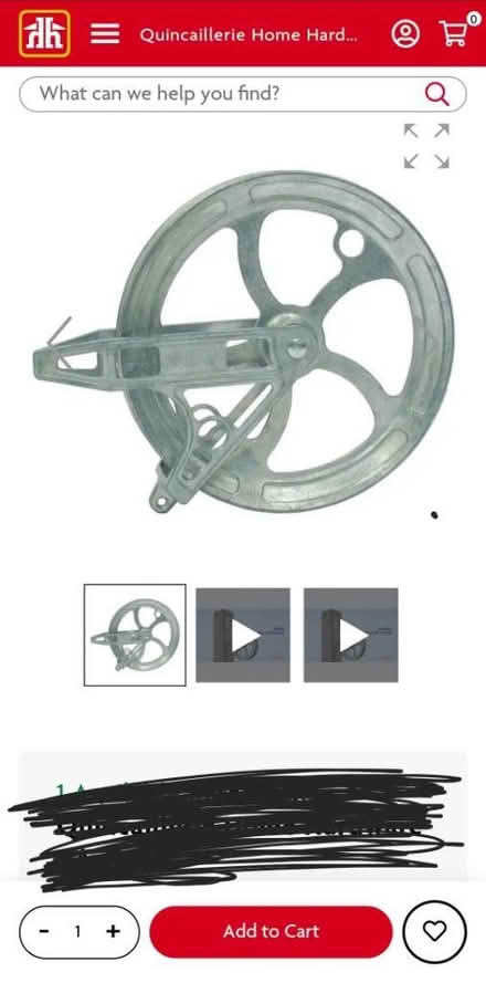 Photo of Clothing line pulley (Aylmer) #1