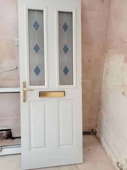 Photo of free Blue double glazed door and frame (Torquay - Torre) #1