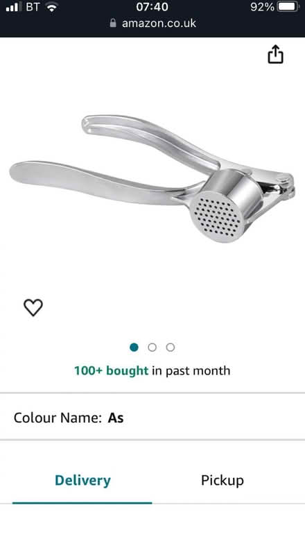 Photo of Garlic press or crusher (New Hinksey OX1) #1