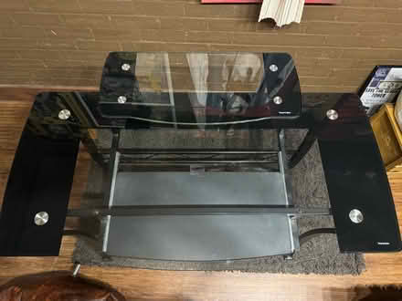 Photo of free Glass computer desk (Crowthorne, RG45) #2