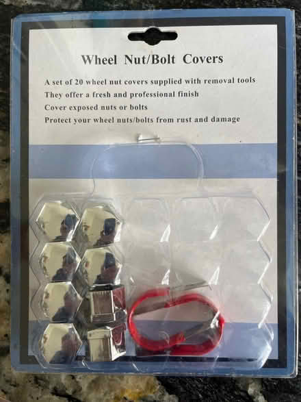 Photo of free 8 x wheel nut covers (silver) (Hayes, BR2) #2