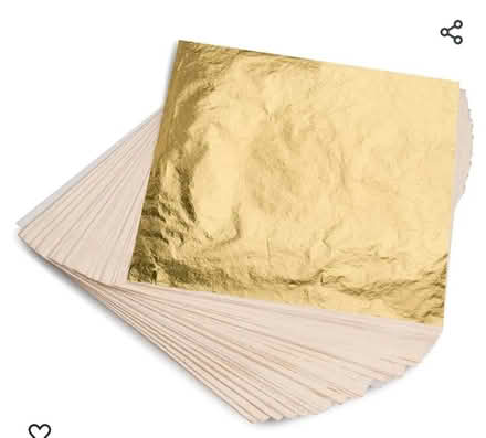 Photo of Golden leaves for craft (OX2) #1