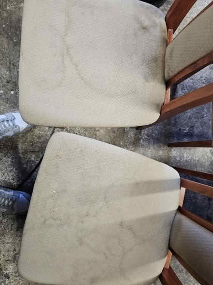 Photo of free 4 wooden chairs (KT12 Hersham) #3