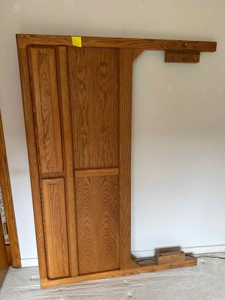 Photo of free Queen sized oak headboard (Saratoga) #1