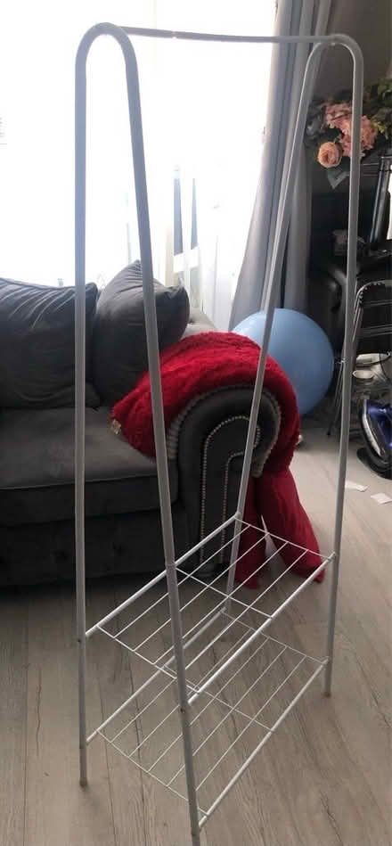 Photo of free Lightweight Clothes and Shoe Rail (Beckenham) #3