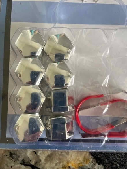 Photo of free 8 x wheel nut covers (silver) (Hayes, BR2) #3
