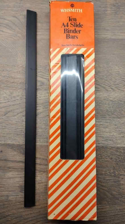 Photo of free A4 Slide Binder bars (Impington CB24) #1