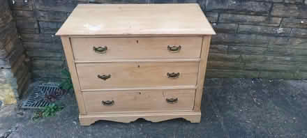 Photo of free Antique Satinwood chest of drawers (Western Park LE3) #1