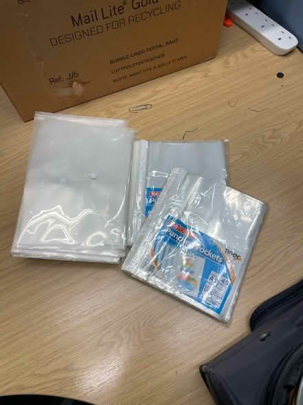 Photo of free A5 punched pockets/plastic wallets (SE1) #1