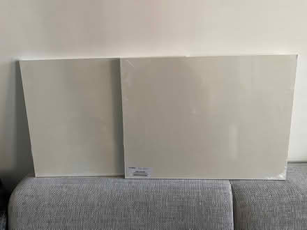 Photo of free 2 x new white cupboard doors (Hackney Wick) #1