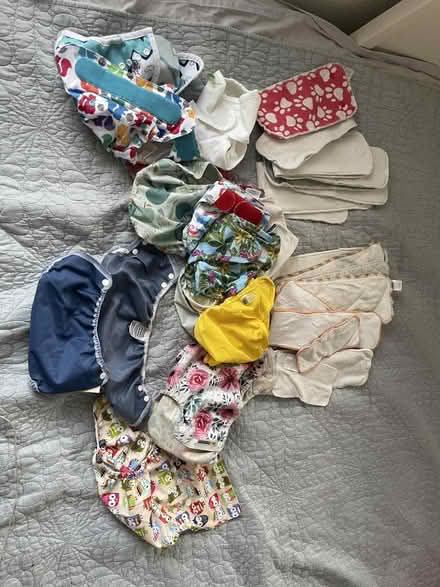 Photo of free Large mixed stash of cloth nappies (BN1) #2