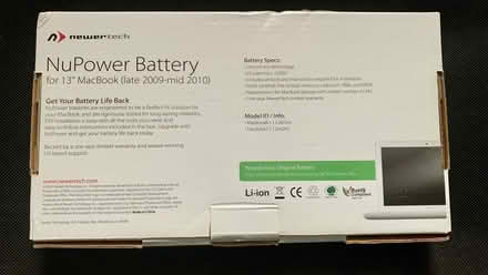 Photo of free NuPower Battery (13” MacBook (East New York) #4