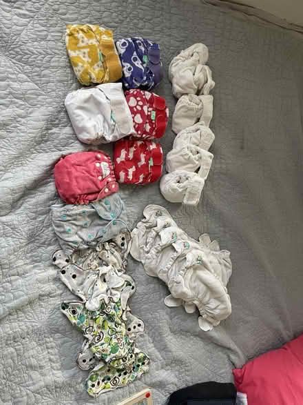 Photo of free Large mixed stash of cloth nappies (BN1) #4