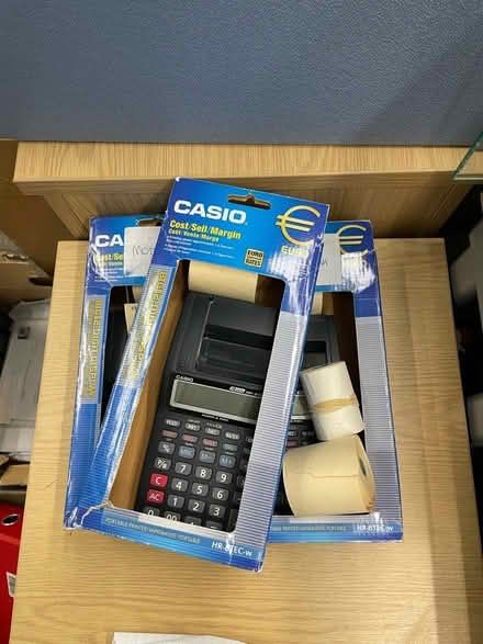 Photo of free Casio printing calculator (SE1) #1