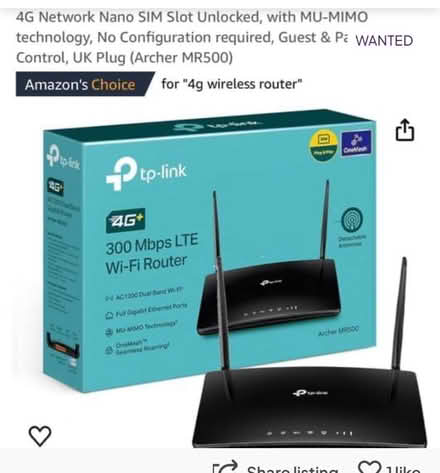 Photo of Router with sim slot (Bromley BR2) #1