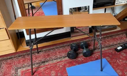 Photo of free Folding work table. (Litton Mill SK17) #1