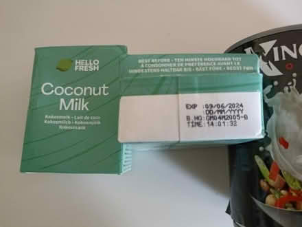 Photo of free Coconut milk (Romford RM1) #1