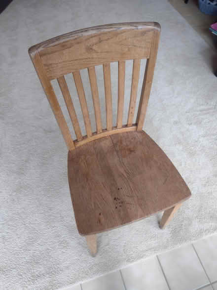 Photo of free Solid oak chair (Preston) #1