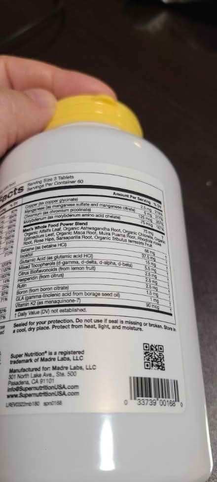 Photo of free Men's blend multivitamin unopened (Mavis and Rathburn) #3