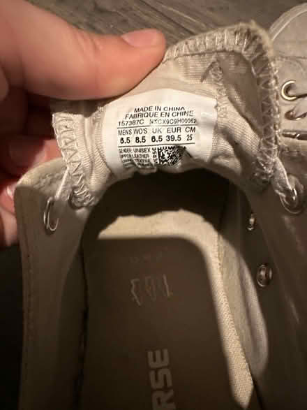 Photo of free Converse Trainers (M6 - near Duchy road/Heights) #3