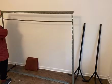 Photo of free Metal clothes hanging rail (Gibbonsdown CF63) #1