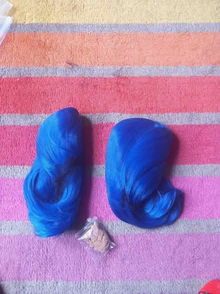 Photo of free 2 Blue Bob wigs (Hove Edge HD6) #1