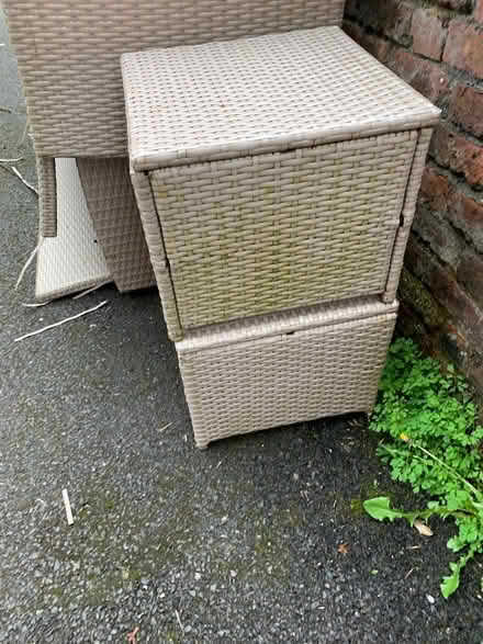 Photo of free Rattan garden seats to fix up (Redhill) #3