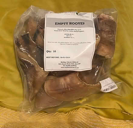 Photo of free Empty Hooves (For dogs to gnaw on) (Penycae, LL14) #1