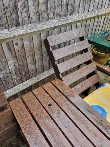 Photo of free Double wooden seat (Cogges OX28) #4