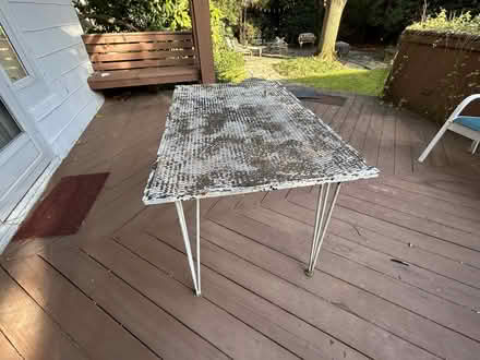 Photo of free Iron patio table (NW DC Friendship/Chevy Chase) #1