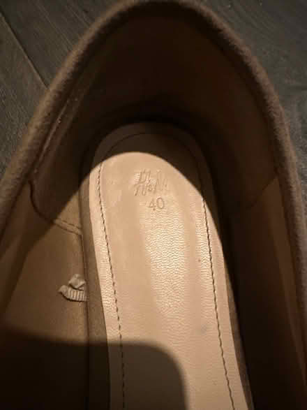 Photo of free Tan H&M flat shoes with gold detail (M6 - near Duchy road/Heights) #2