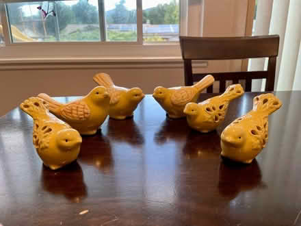 Photo of free Yellow ceramic birds (NW Littleton / SW Lakewood) #1