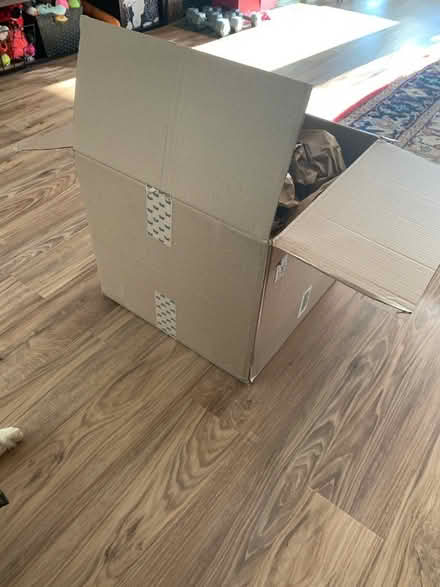 Photo of free Large cardboard box-21x21 inches (North Arlington (76012)) #1
