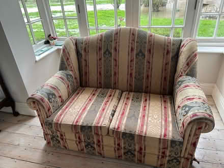 Photo of free 2 seater sofa. High back GC (Great Alne B49) #1