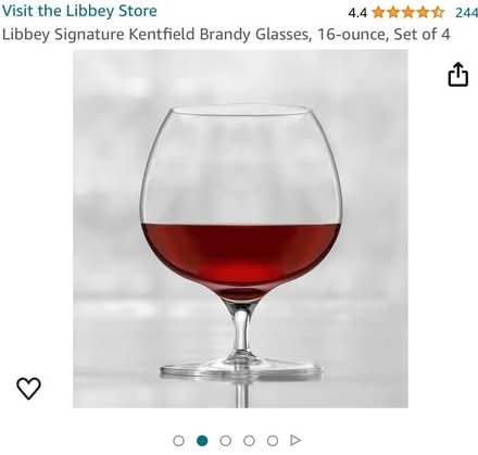Photo of brandy snifters (Ann Arbor - Near Gallup Park) #1