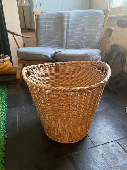 Photo of free Wicker laundry basket (Belper DE56) #1