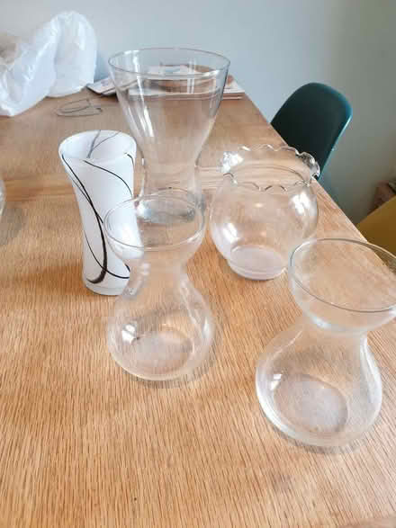 Photo of free Selection of glass vases (Middleyard GL10) #2