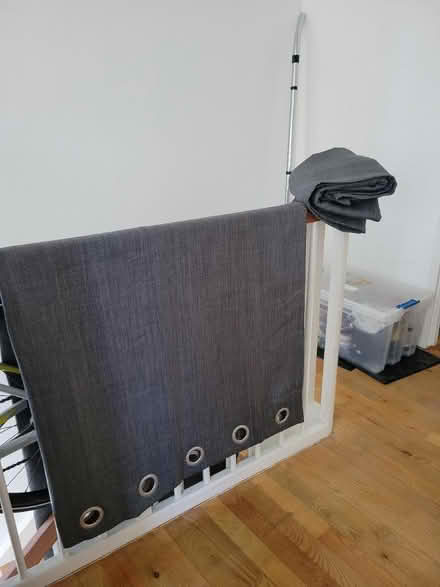 Photo of free Two polyester blackout curtains (Rotherhithe) #1