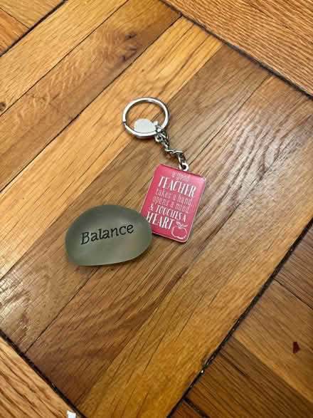 Photo of free Teacher key chain balance stone (Alexandria) #1