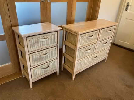 Photo of free Two Wicker-clad Chests of Drawers (St John's WR2) #3