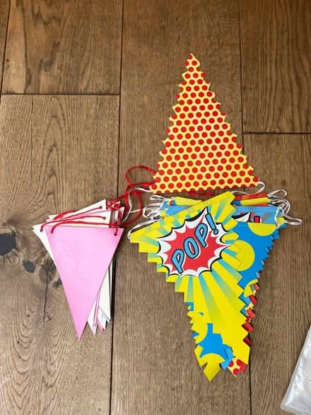 Photo of free Colourful bunting (Welwyn Garden City) #1